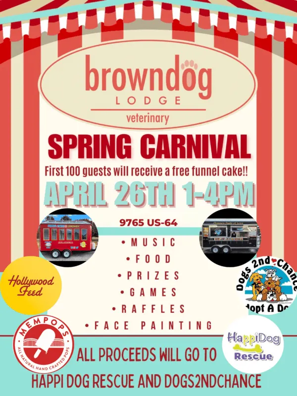 brown dog lodge spring carnival apr 26 2025 1-4