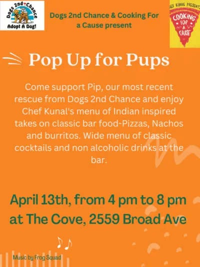 Pop Up for Pops - Good Food - April 13 1 Pop Up For Pups, Apr 13, 2025 4-8pm