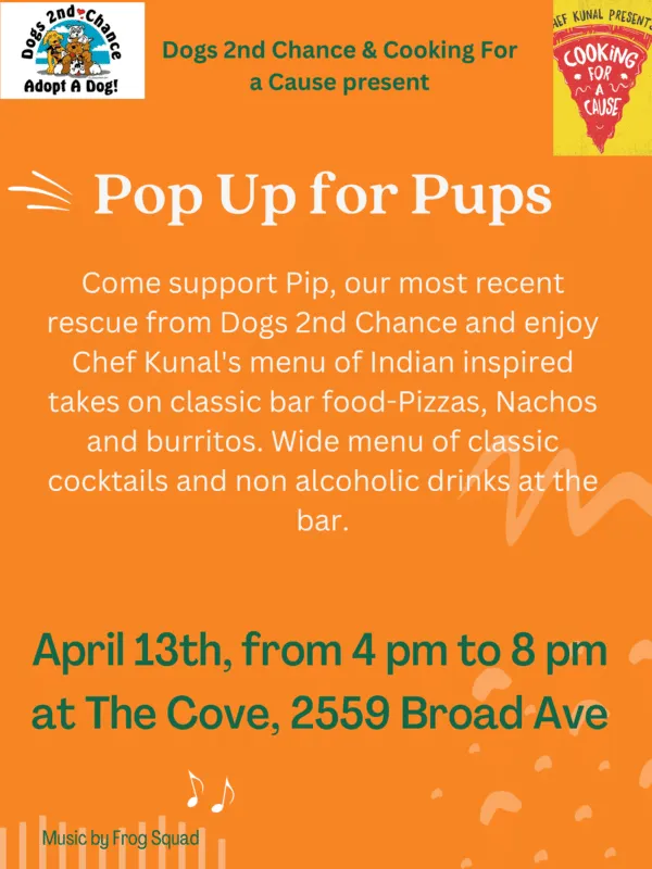 Pop Up for Pops - Good Food - April 13 6 Pop Up For Pups, Apr 13, 2025 4-8pm