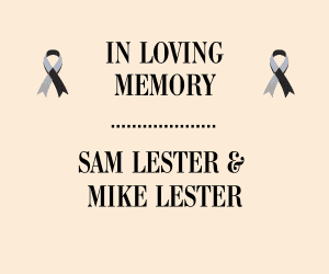 In memory of Sam Lester - silver sponsor